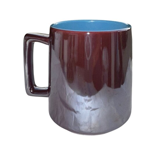 Iridescent Ceramic Mug With Blue Interior - Picture 9 of 14